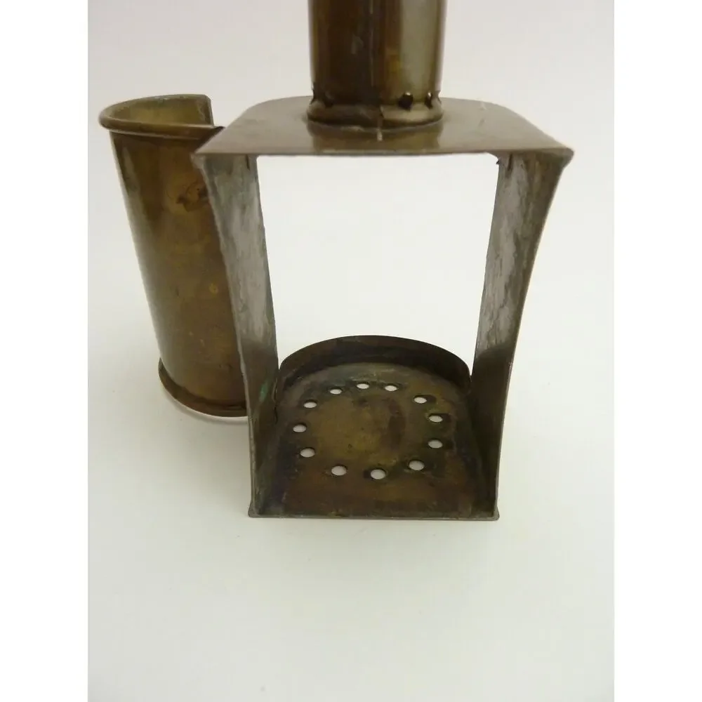 Vintage Brass Ship Binnacle Lantern Housing Case Nautical Marine Decor Shell 8